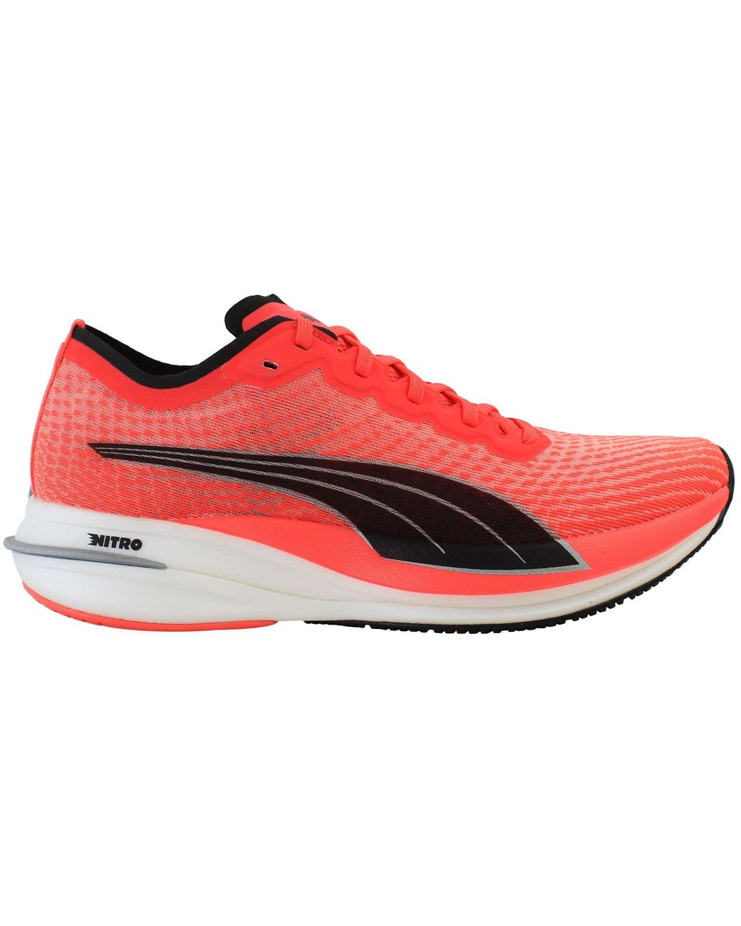 PUMA Red Deviate Nitro Running Shoes