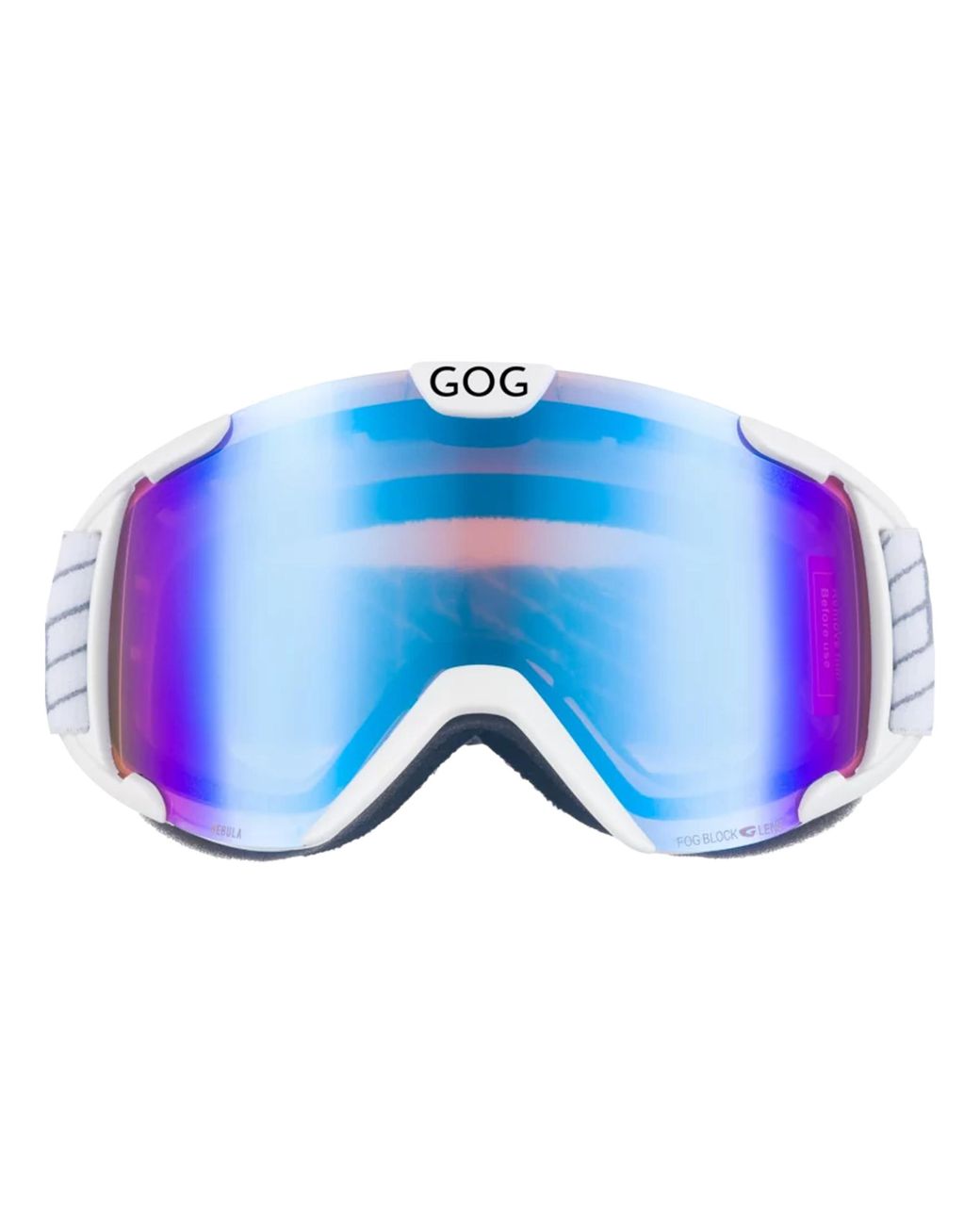 G.O.D Eyewear Blue Nebula Uv400 Ski Snowboard Goggles With Anti-Fog Mirror Double Lens