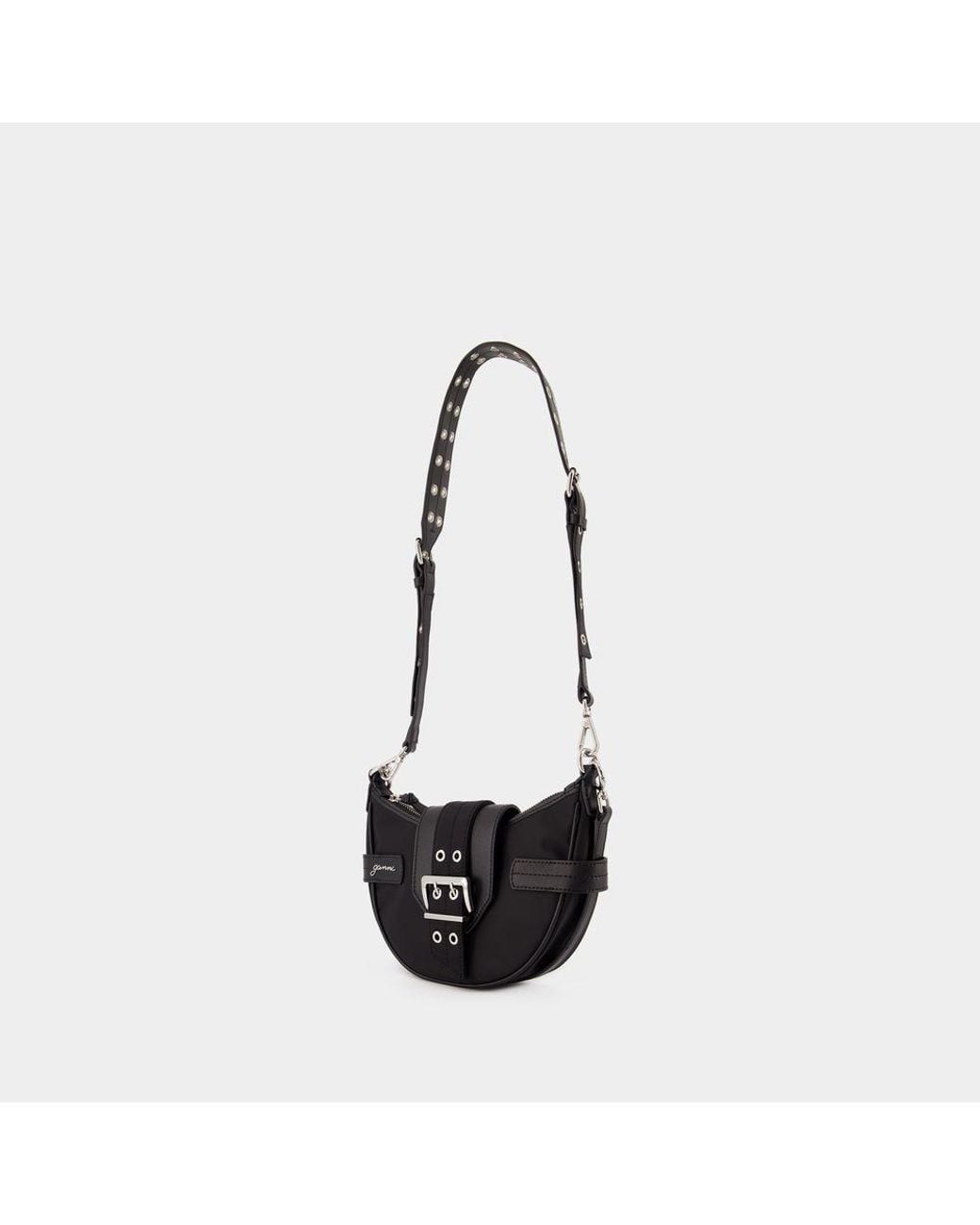 Ganni White Bucky Small Crossbody