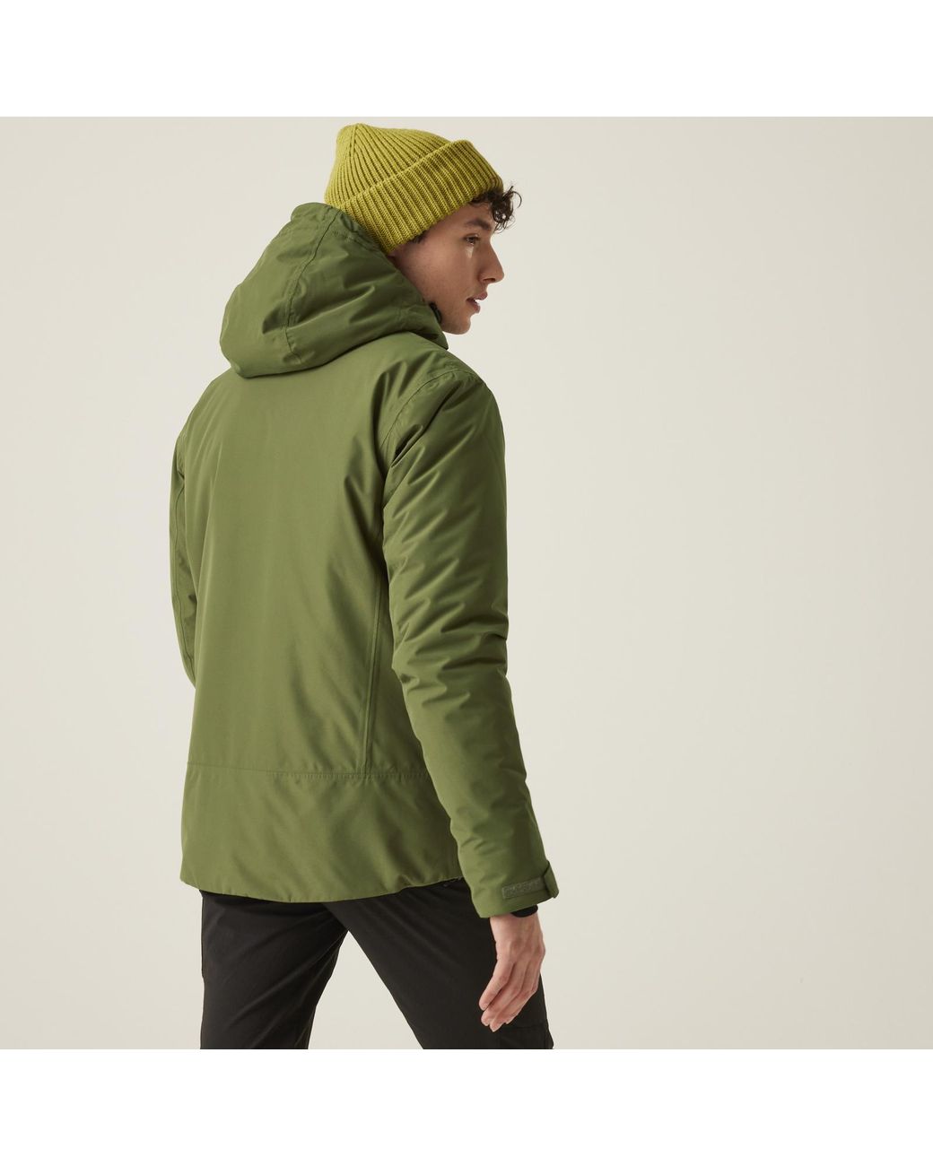 Regatta Green Frelton Waterproof Insulated Outdoor Walking Hiking Jacket for men