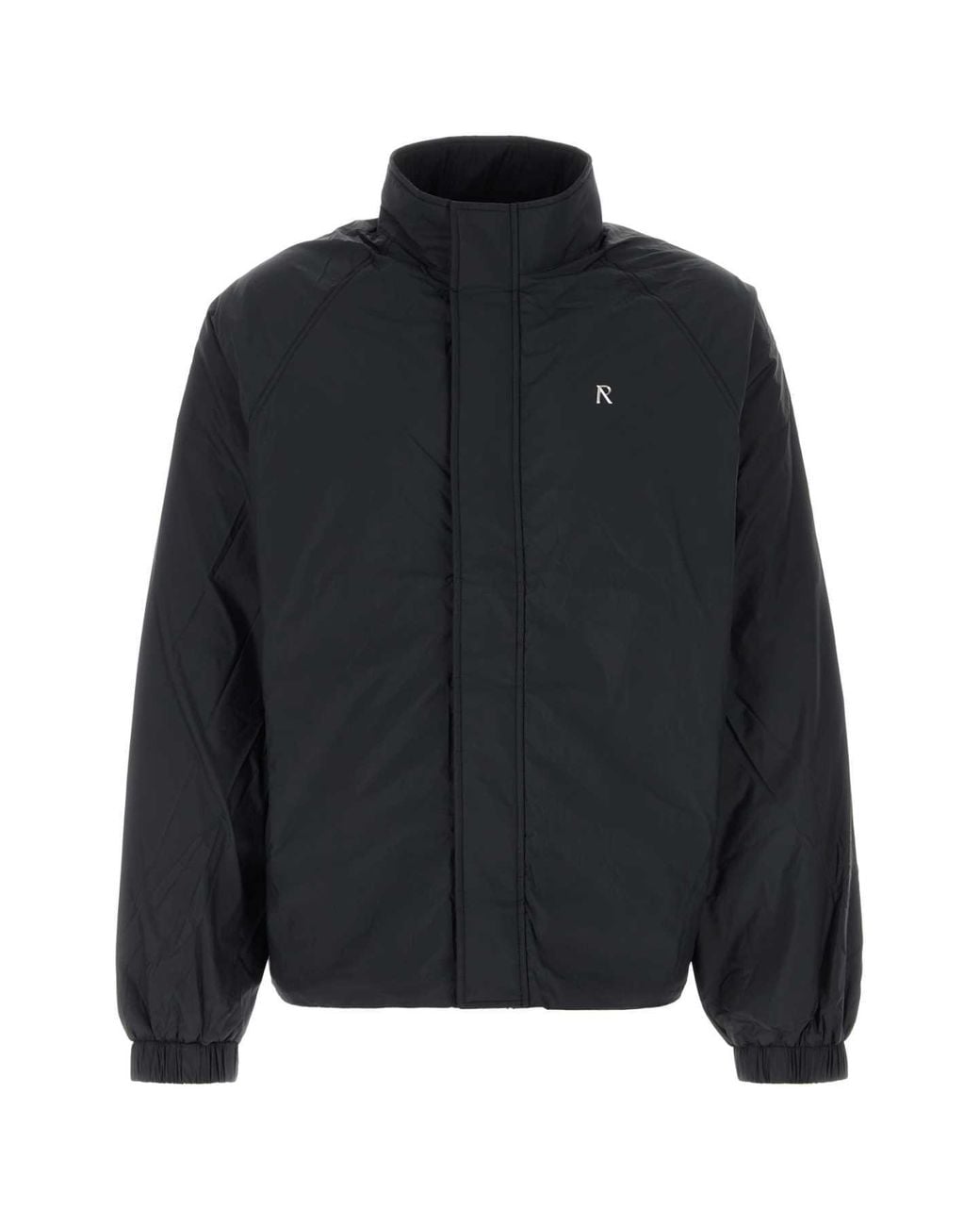 Represent Zwarte Nylon Jas in het Black