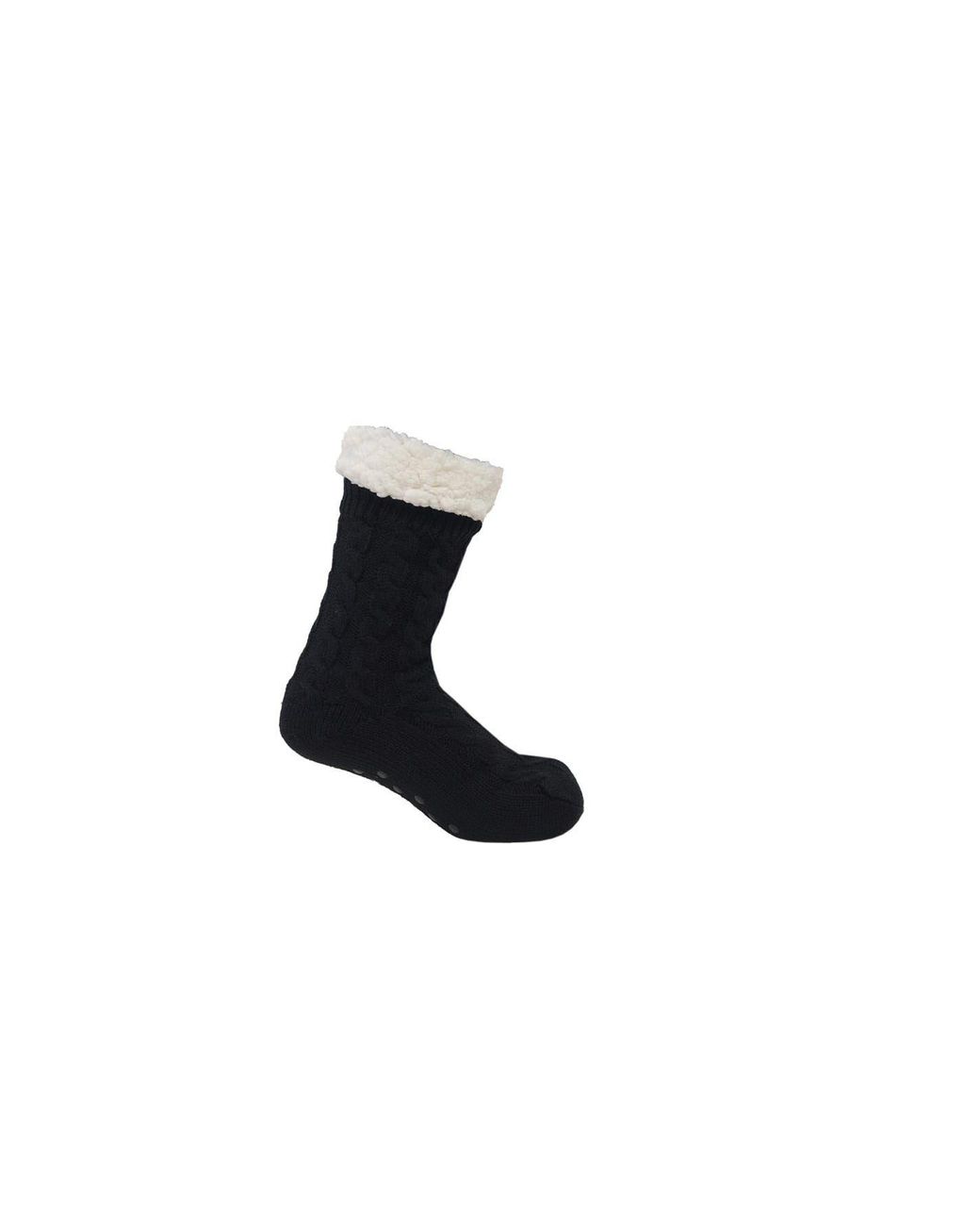 Miso Black Slipper Sock