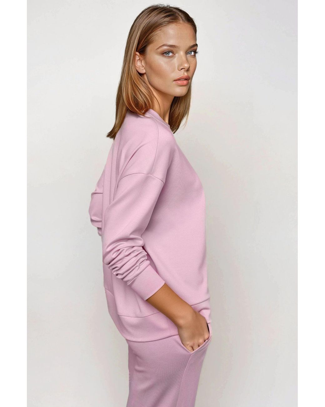 Hiccup Pink Modal Touch Basic Sweatshirt