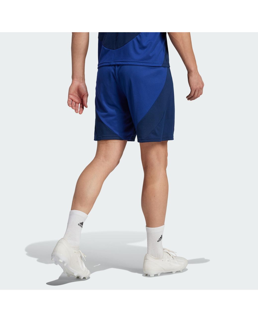 Adidas Originals Blue Manchester United 24/25 Away Shorts for men
