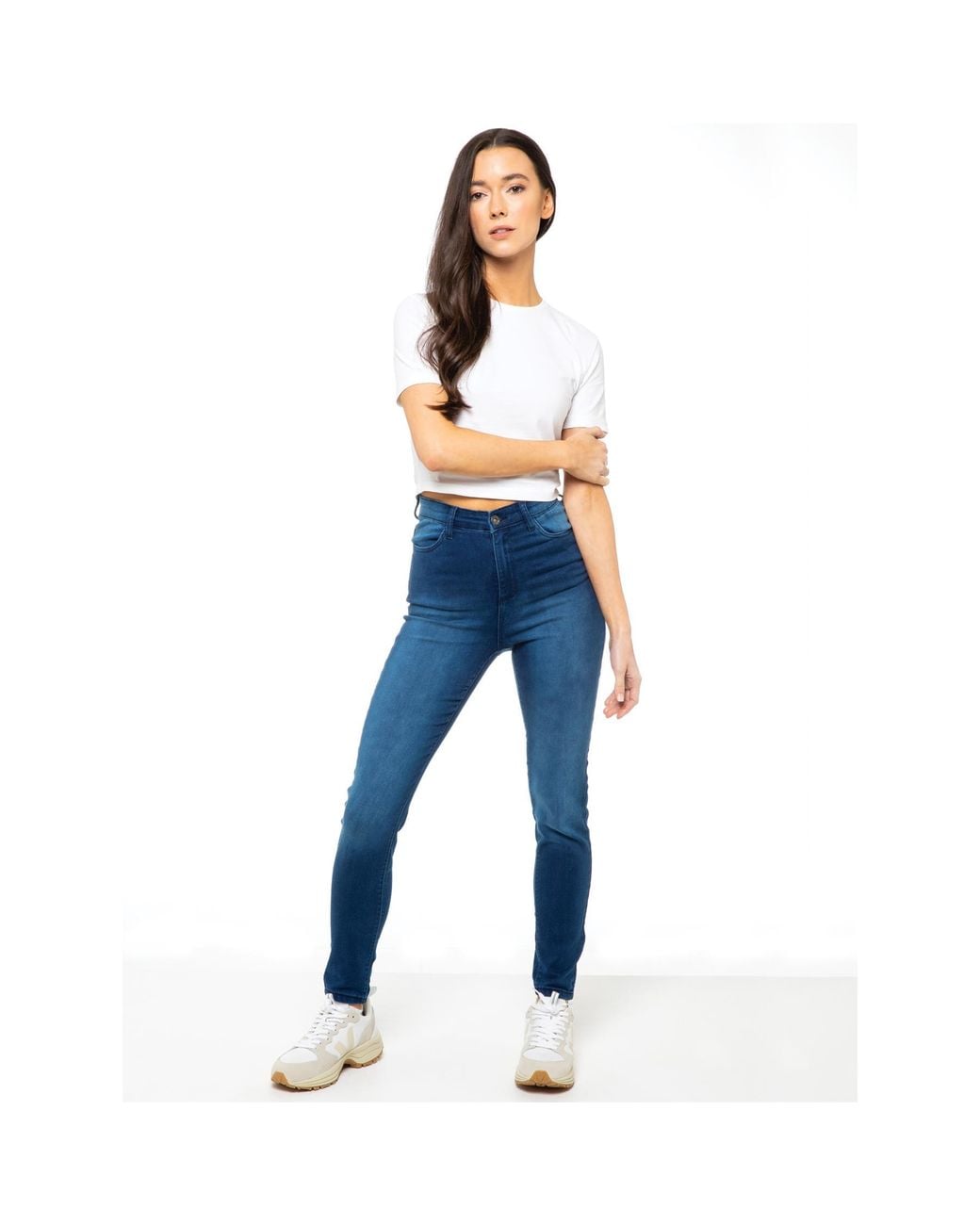 Enzo Blue Skinny Stretch Jeans