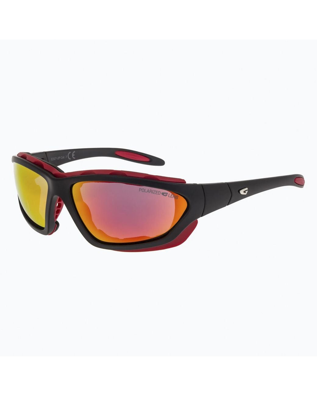 G.O.D Eyewear Red Mese Polarised Uv400 Outdoor Sunglasses With Mirror Hydrophobic Lens