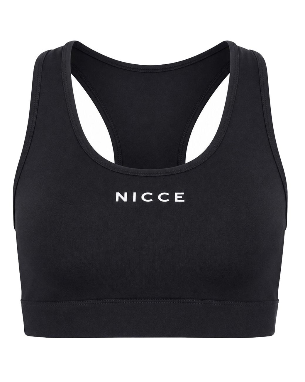 Nicce London Black Dia Racerback Sports Bra