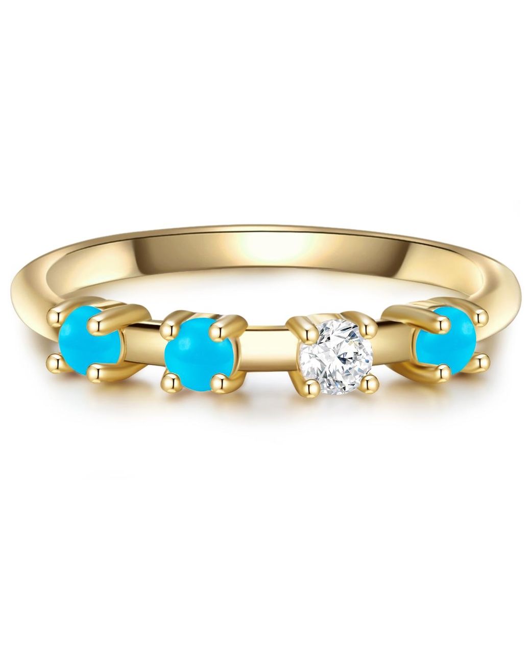 Glanzstücke München Blue Sterling Ring