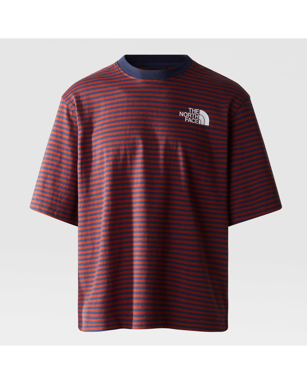 The North Face Red Tnf Easy T-Shirt Brandy/Smt Nv Stp Cotton for men