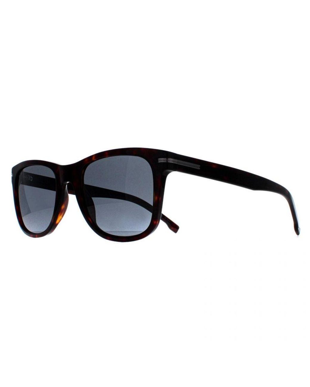 Boss Black Rectangular Acetate Sunglasses with UV Protection for men