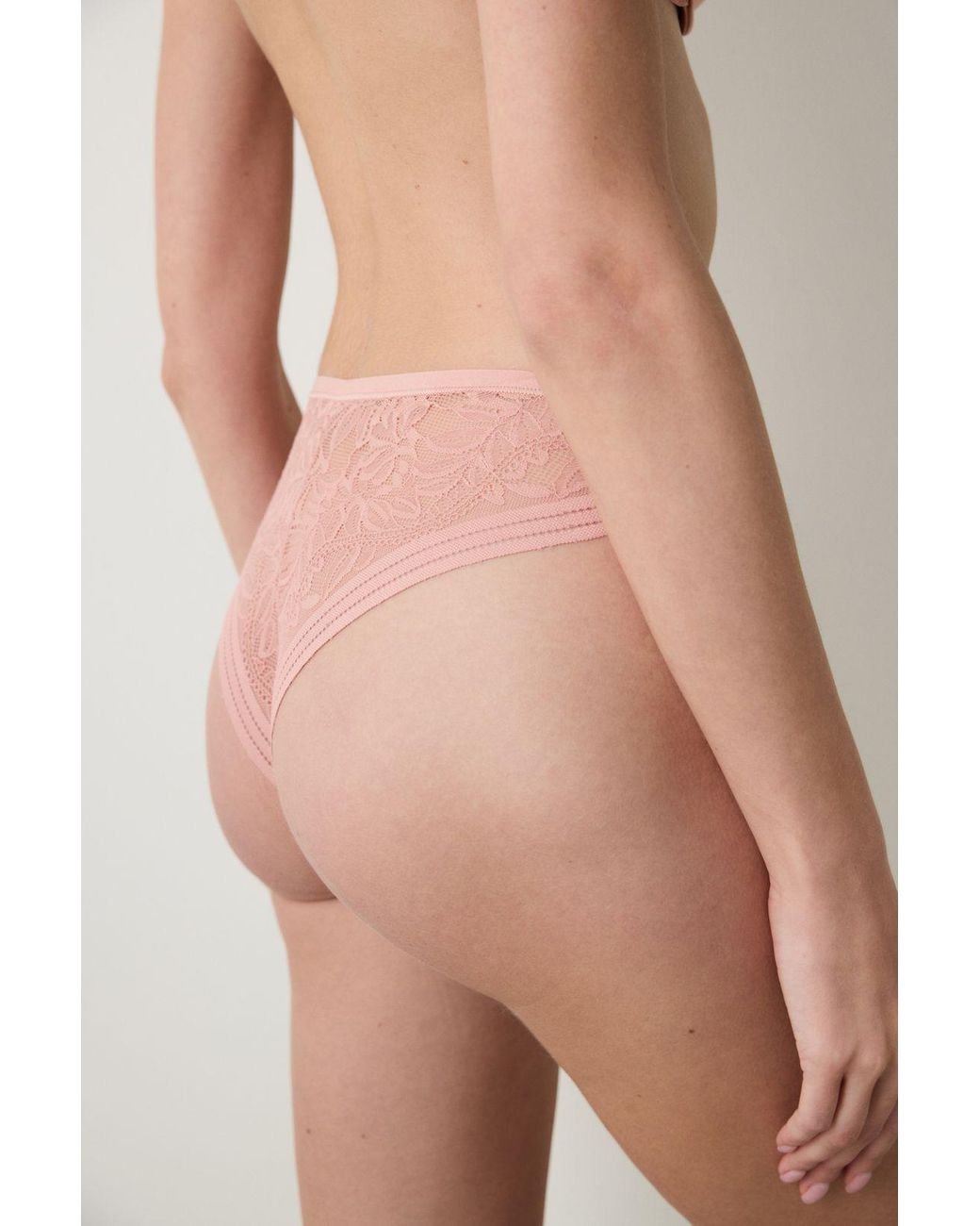 Penti Pink Brazilian Lace Panties