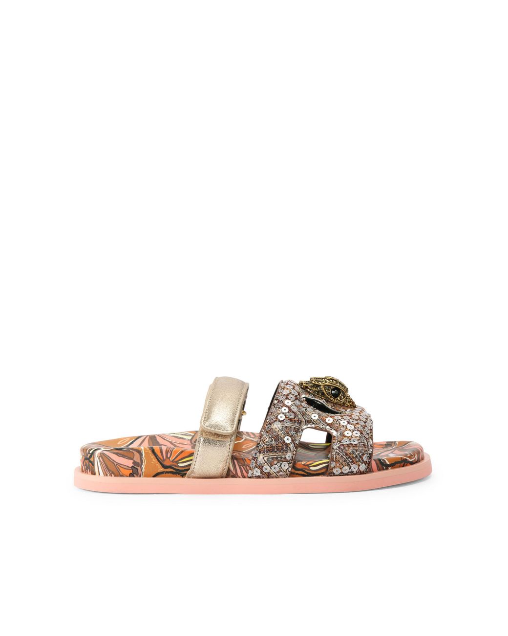 Kurt Geiger Natural Eagle Cut Out Sandal Sandals