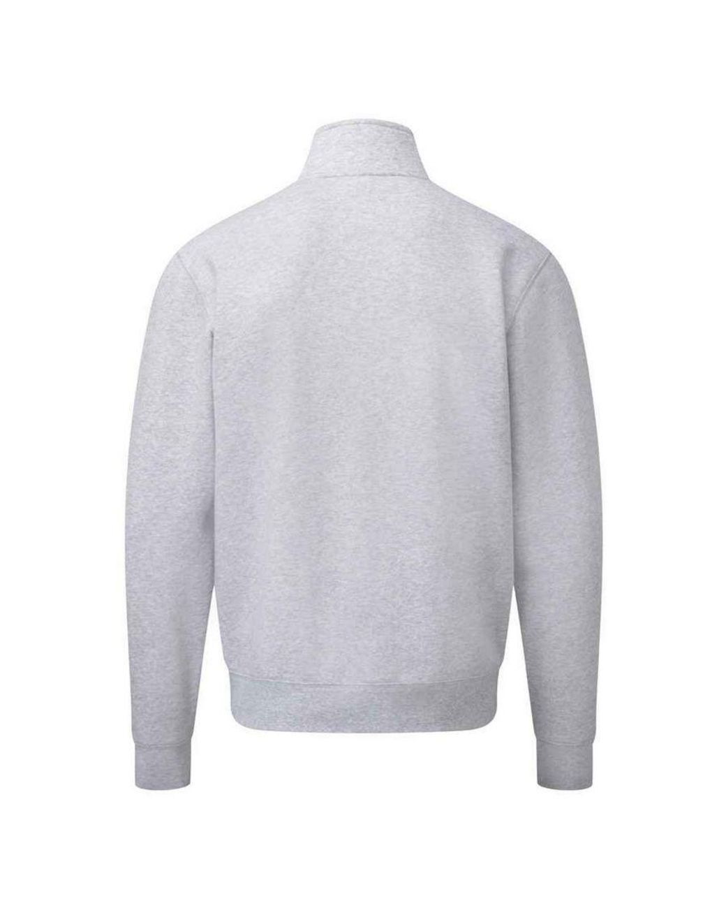 Russell Gray Authentic Sweat Jacket (Light Oxford) for men