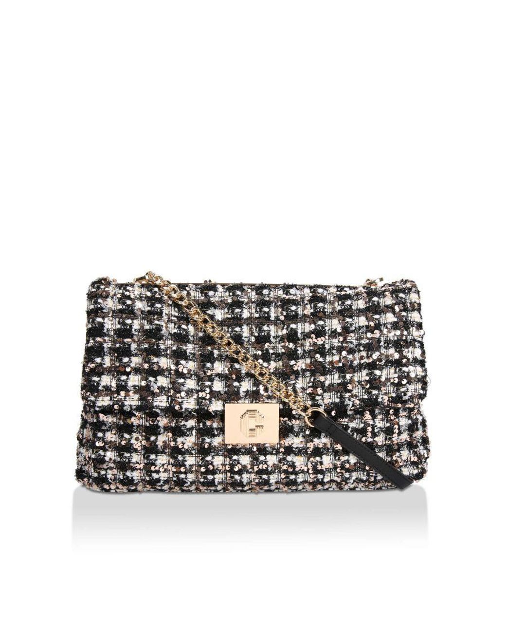 Carvela tweed bag sale