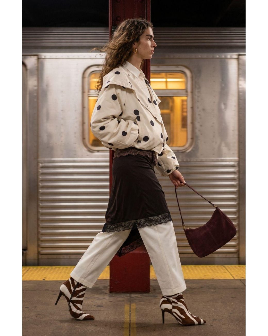 Hiccup White High-Waist Cigarette Pants