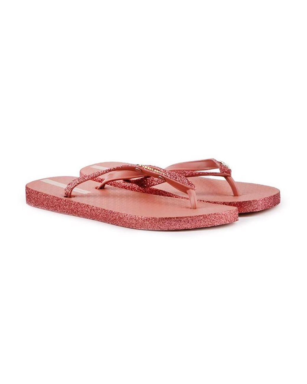 Ipanema Pink Maxi Glow Glitter Sandals