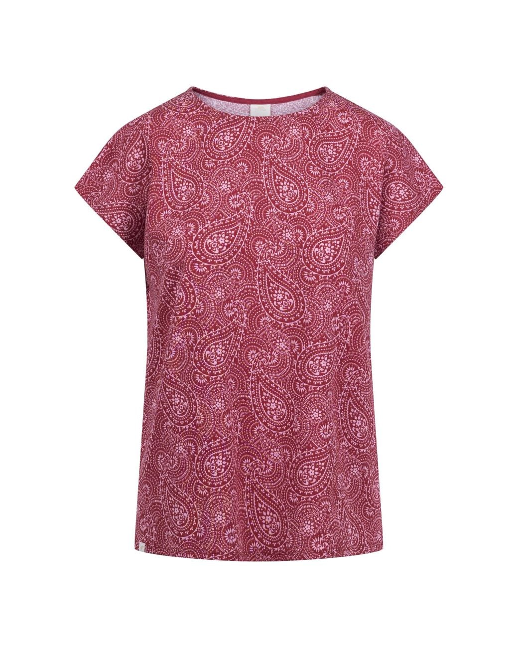 Trespass Purple Ladies Lucia Printed Top (Claret)