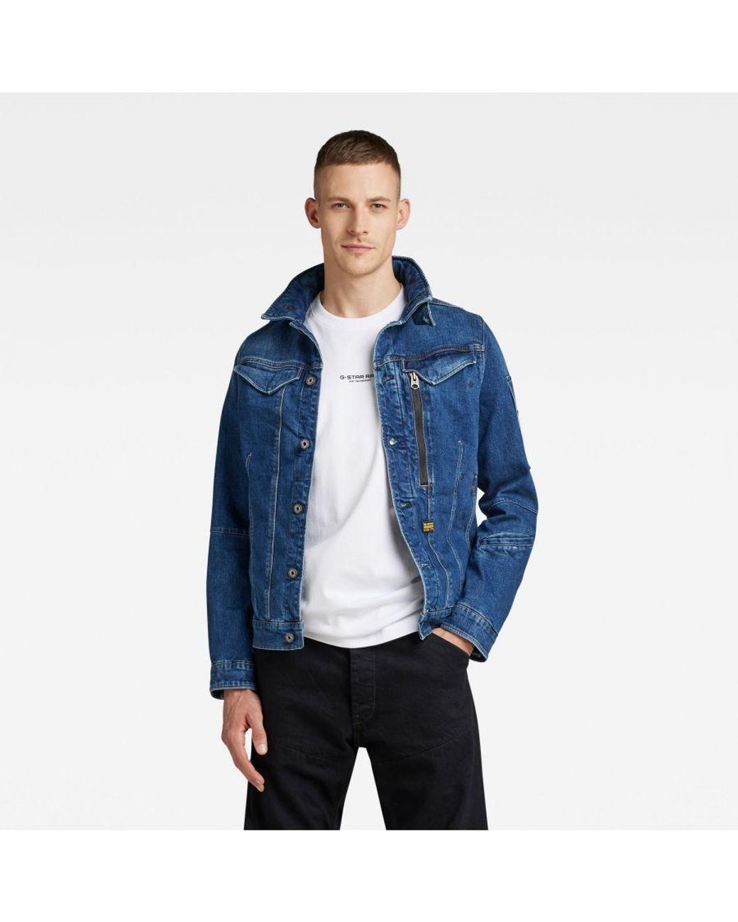 G-Star RAW G-Star Raw Citishield Slim Jacket in Blue for Men