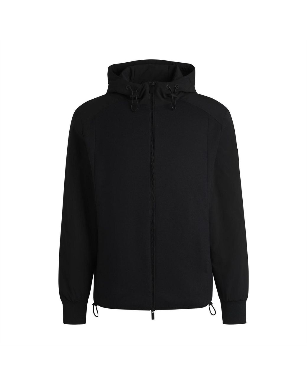Boss Black Hooded Regular Fit Sweatshirt for men