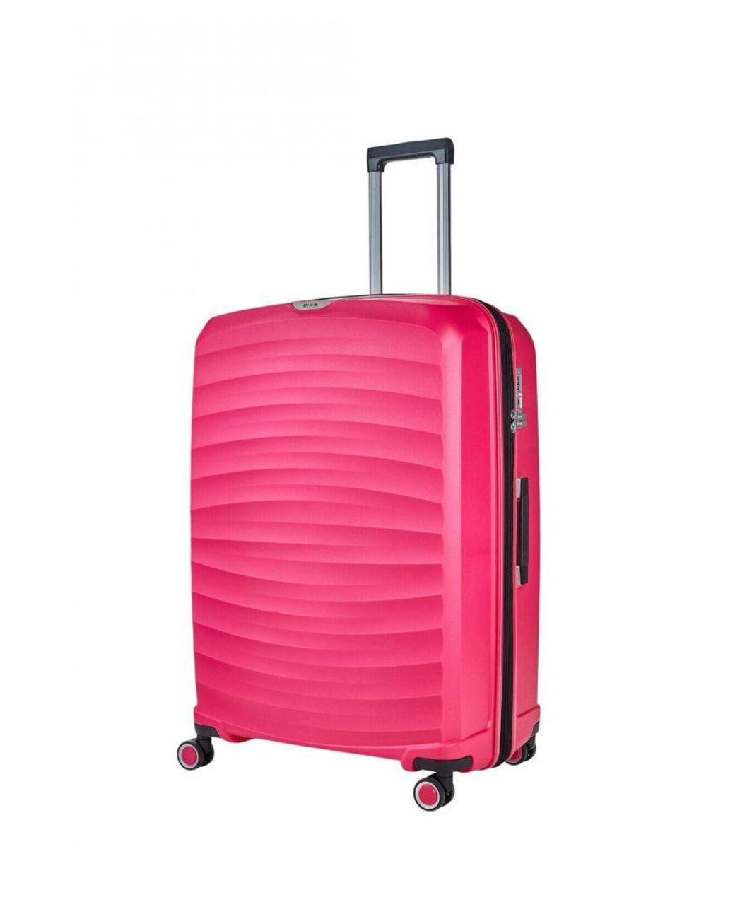 Infinity Leather Pink Hard Shell Suitcase Cabin Luggage