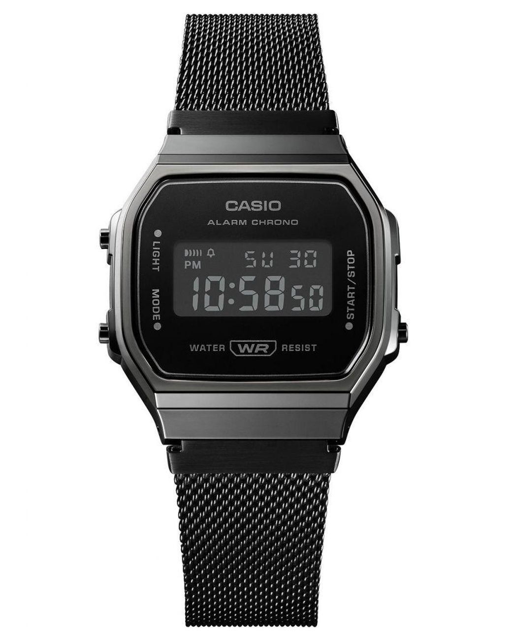 G-Shock Black Collection Vintage Watch A168Wemb-1Bef Stainless Steel