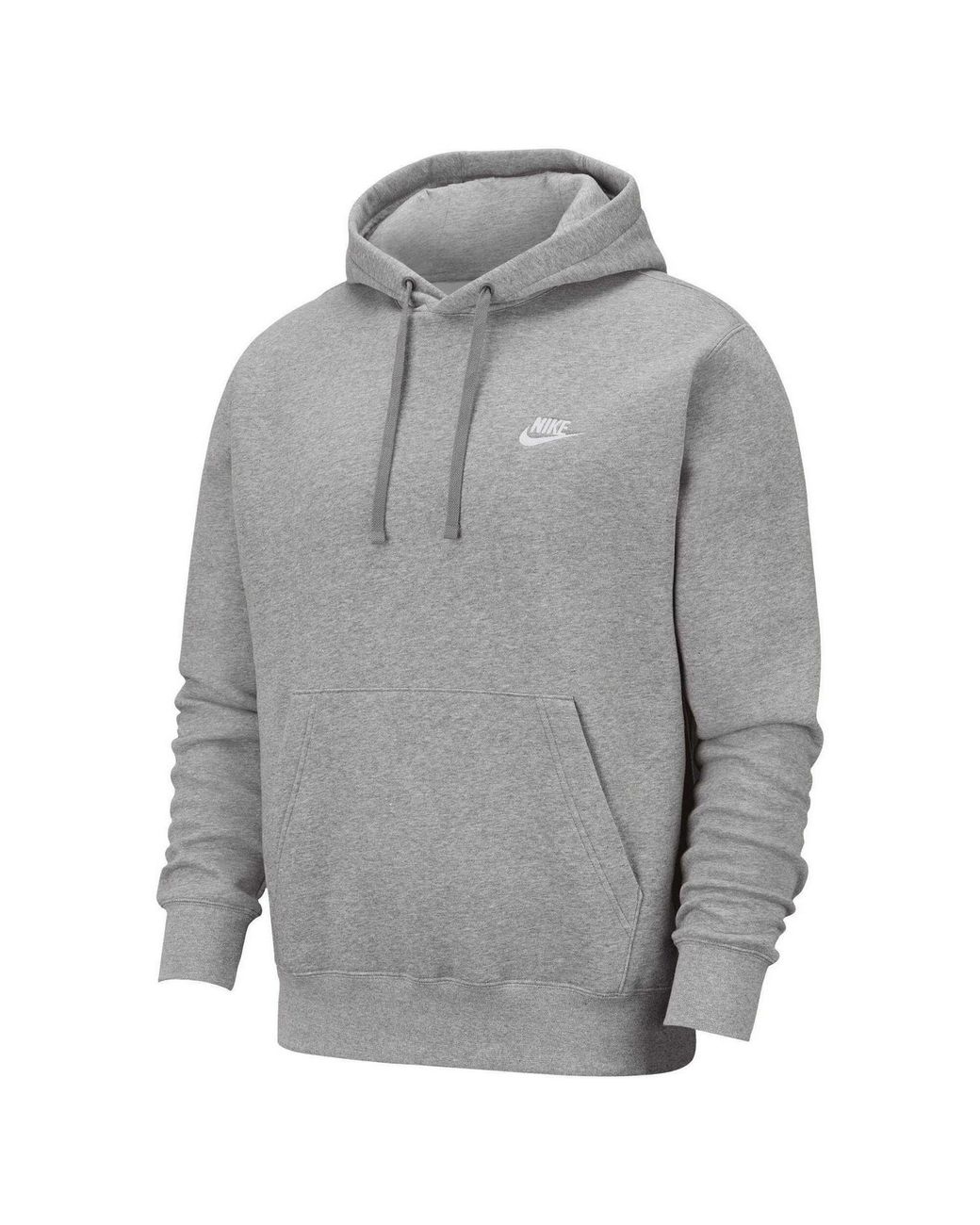 Nike Gray Adult Sportswear Club Hoodie Heather/Matted/