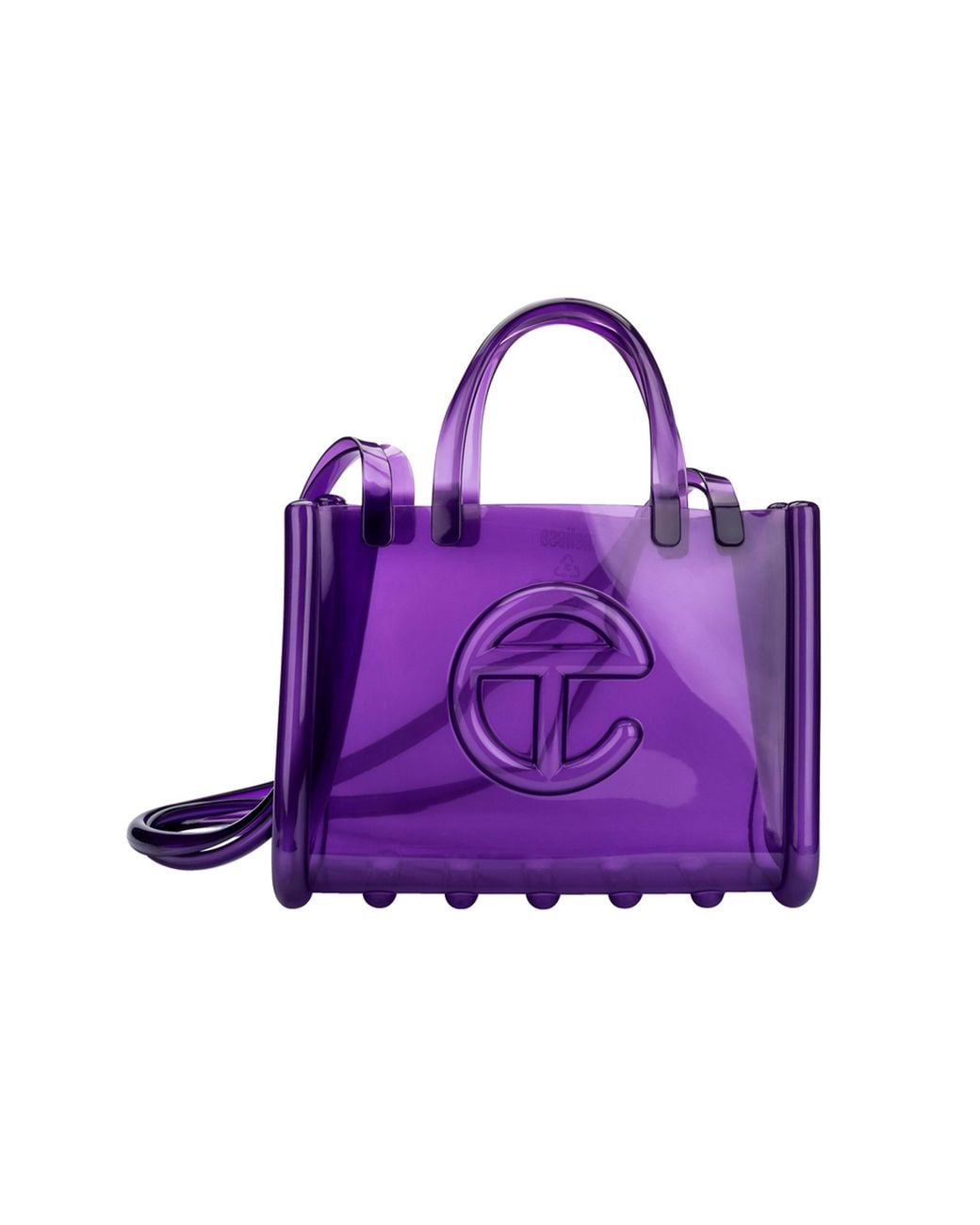 Melissa Purple Medium Jelly Shopper Ii X Telfar