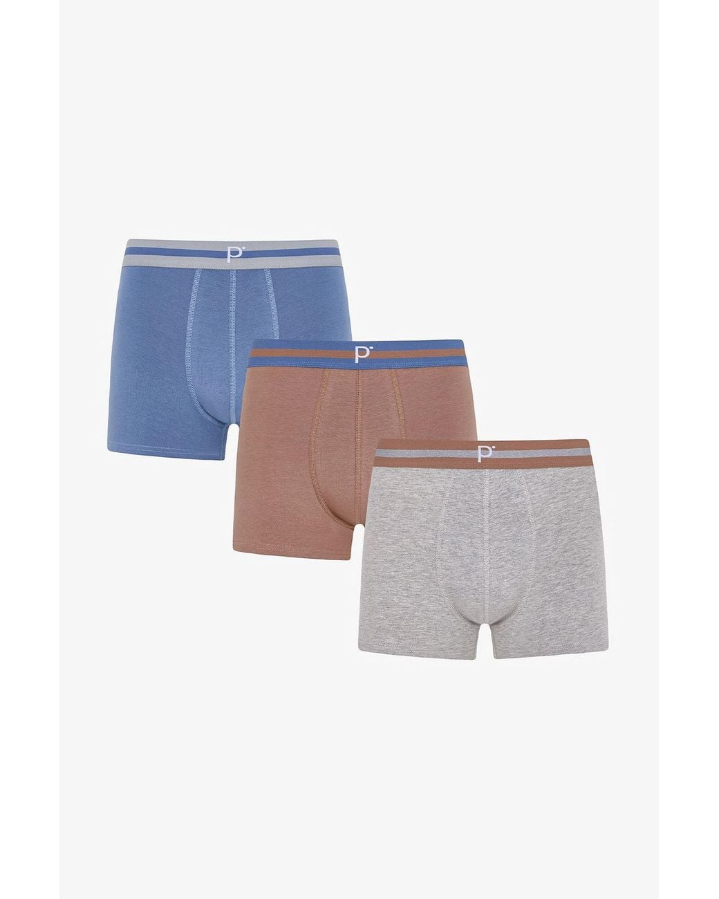 Penti Blue Neutral 3-Pack Boxers for men