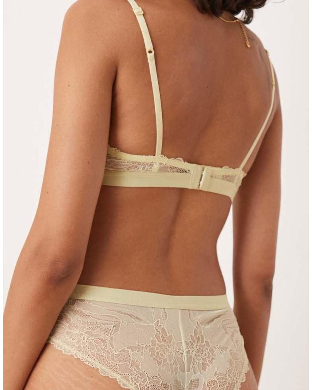 Calvin Klein Brown Modern Lace Tanga Thong