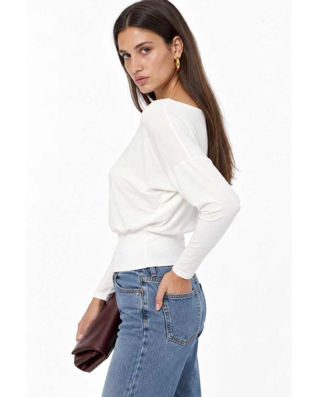 Busem White Blouse