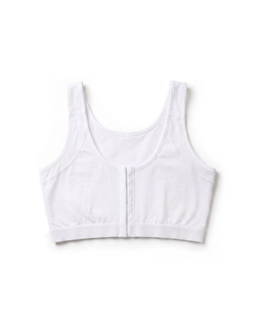 Öts White Cotton Bralette