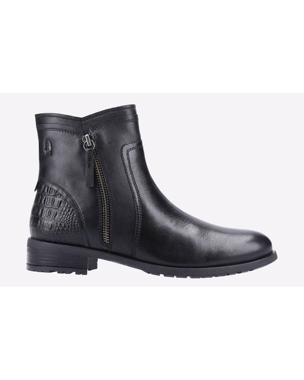 Hush Puppies Black Scarlett Ankle Boot Memory Foam