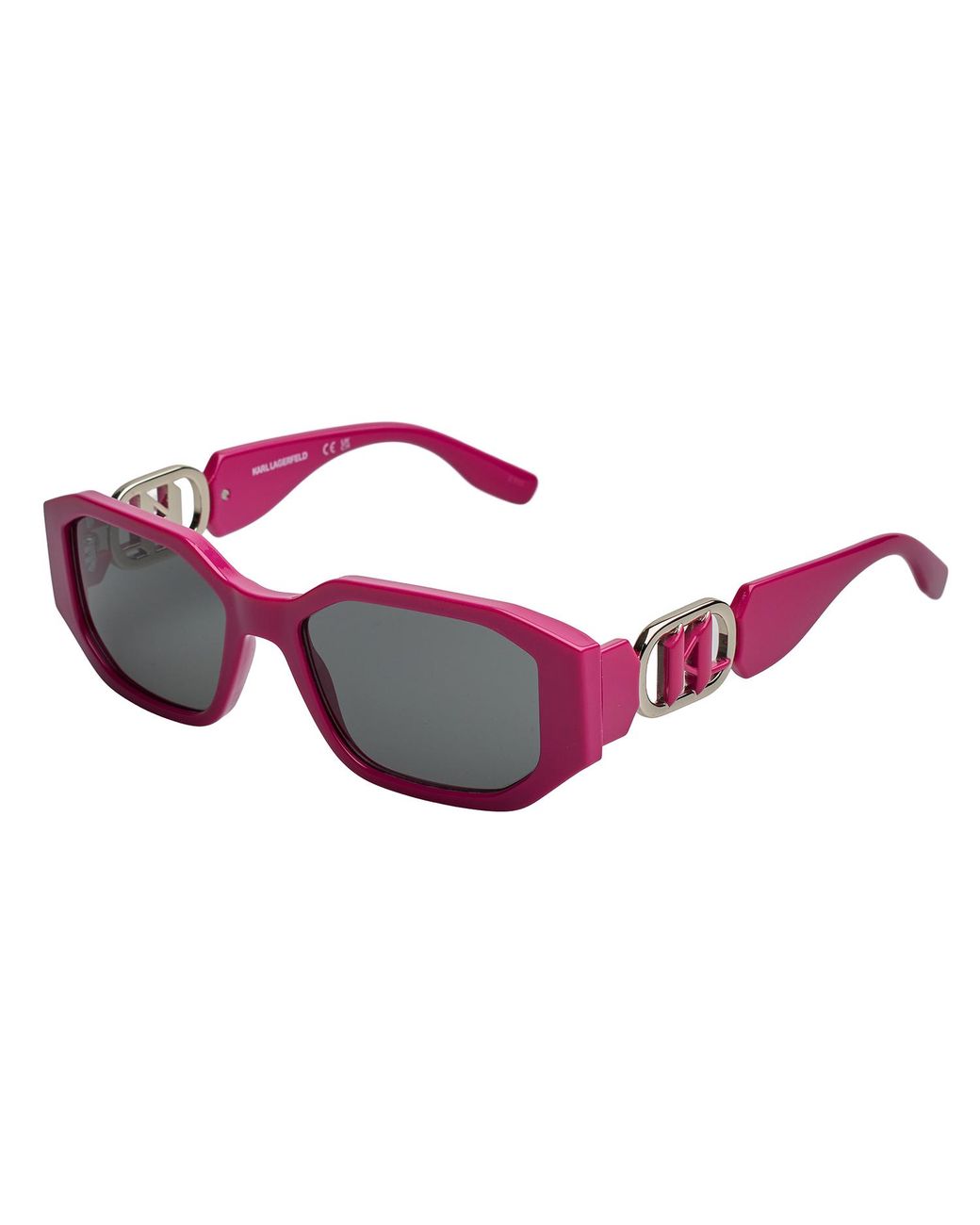 Karl Lagerfeld Purple Kl6085S Rectangular Sunglasses For