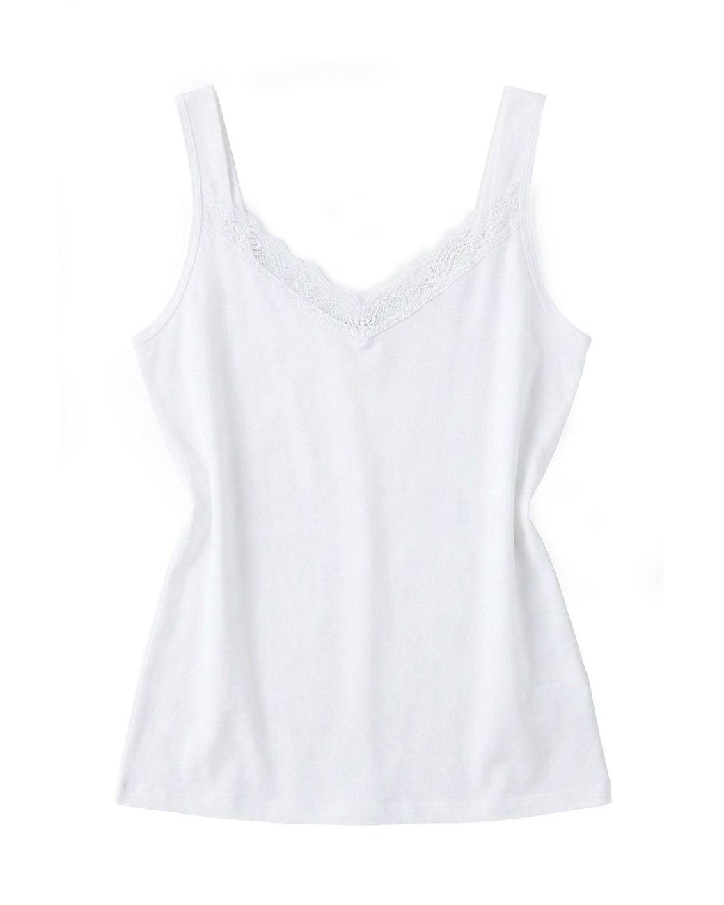 Öts White Fitted Tank Top