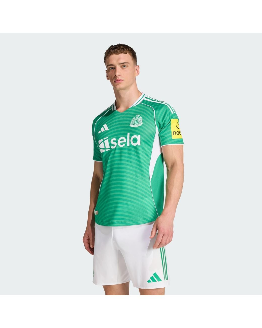 Adidas Originals Green Newcastle United Fc 25/26 Away Authentic Jersey for men