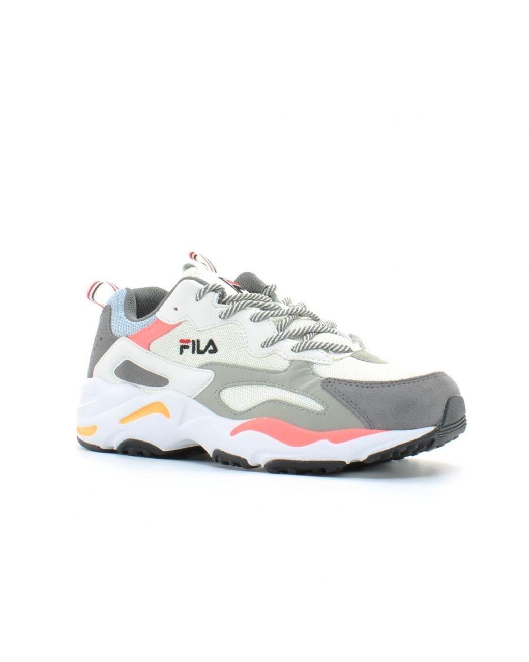 Fila White Ray Tracer Trainers