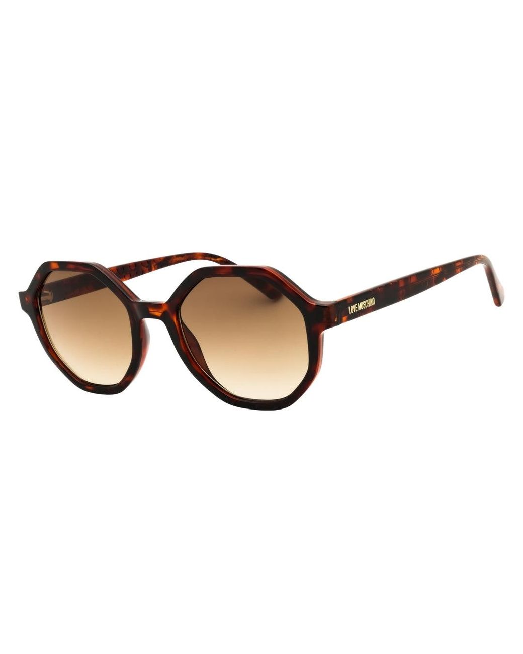 Love Moschino Brown Havana Gradient Sunglasses