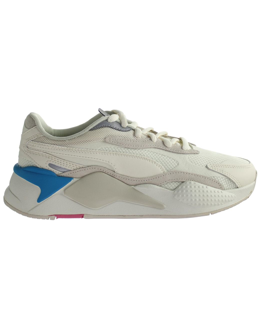 PUMA Gray Rs-x3 Puzzle Lace-up Off White Synthetic S Running Trainers 371570 26 for men