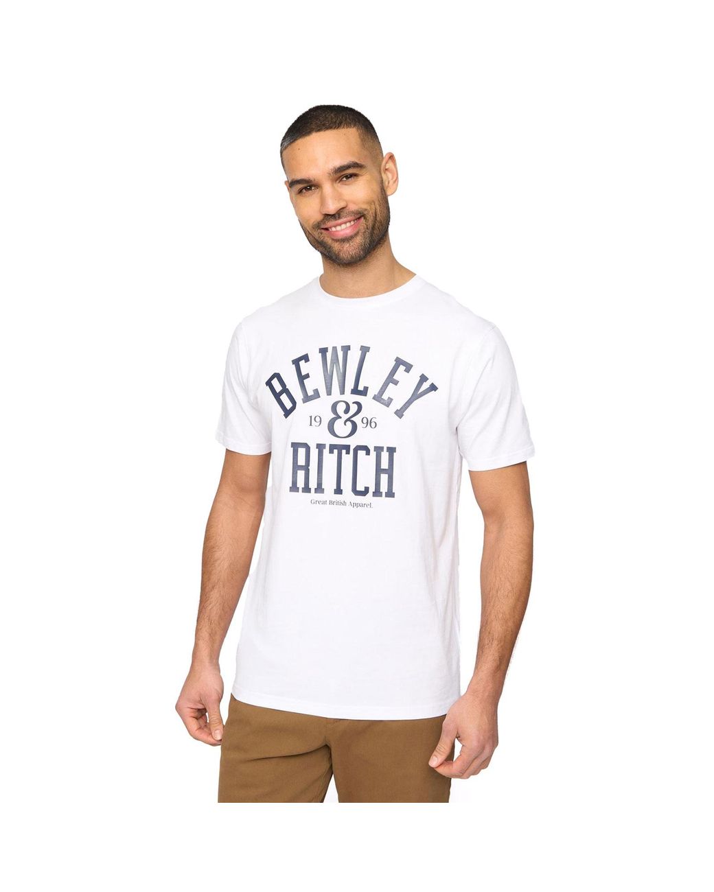 Bewley & Ritch White Nuford T-Shirt for men