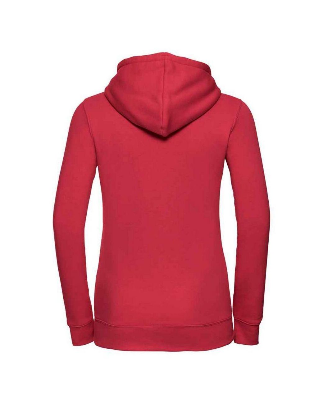 Russell Red Ladies Authentic Hoodie (Classic)