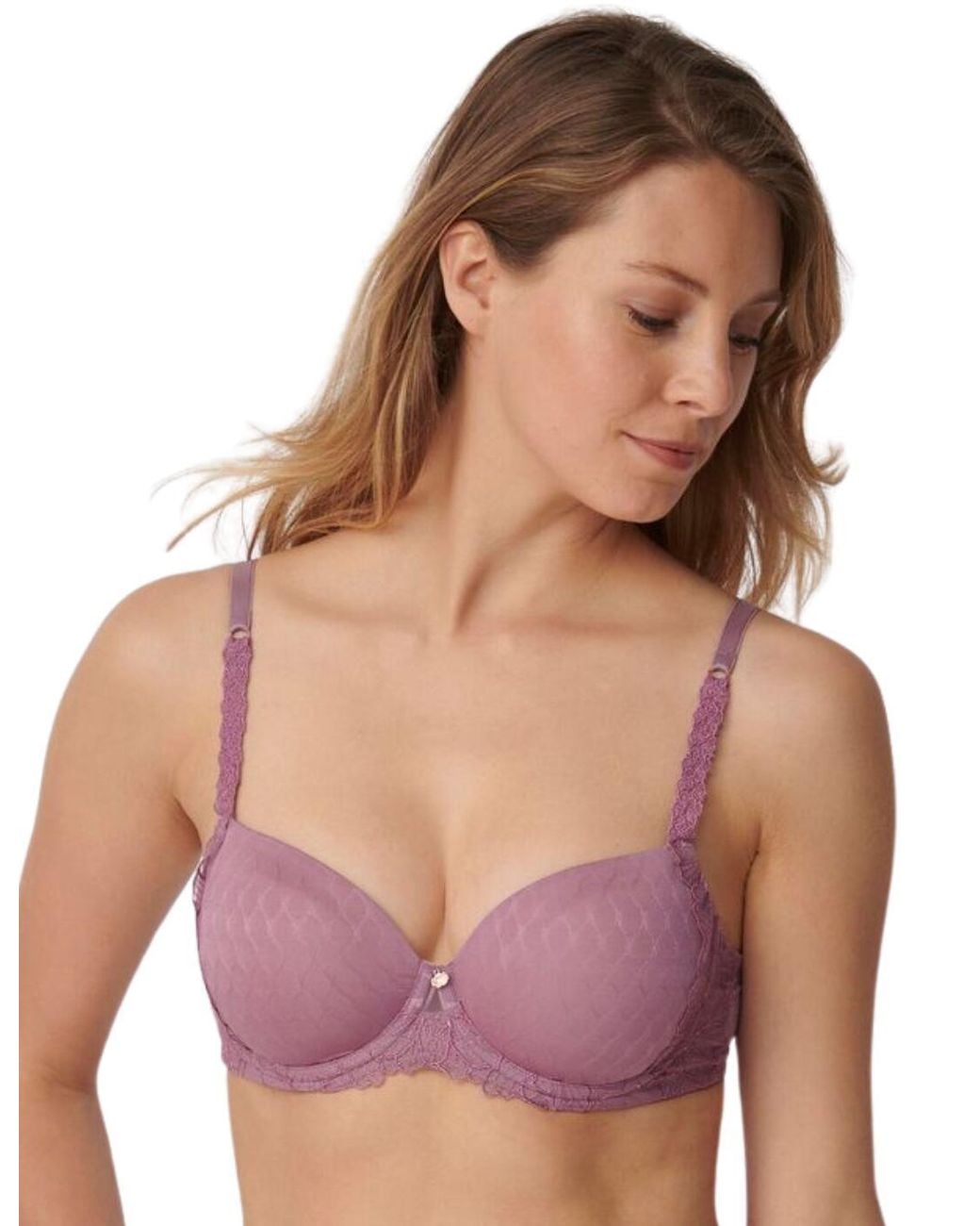 Triumph Purple Azalea Florale Padded Bra