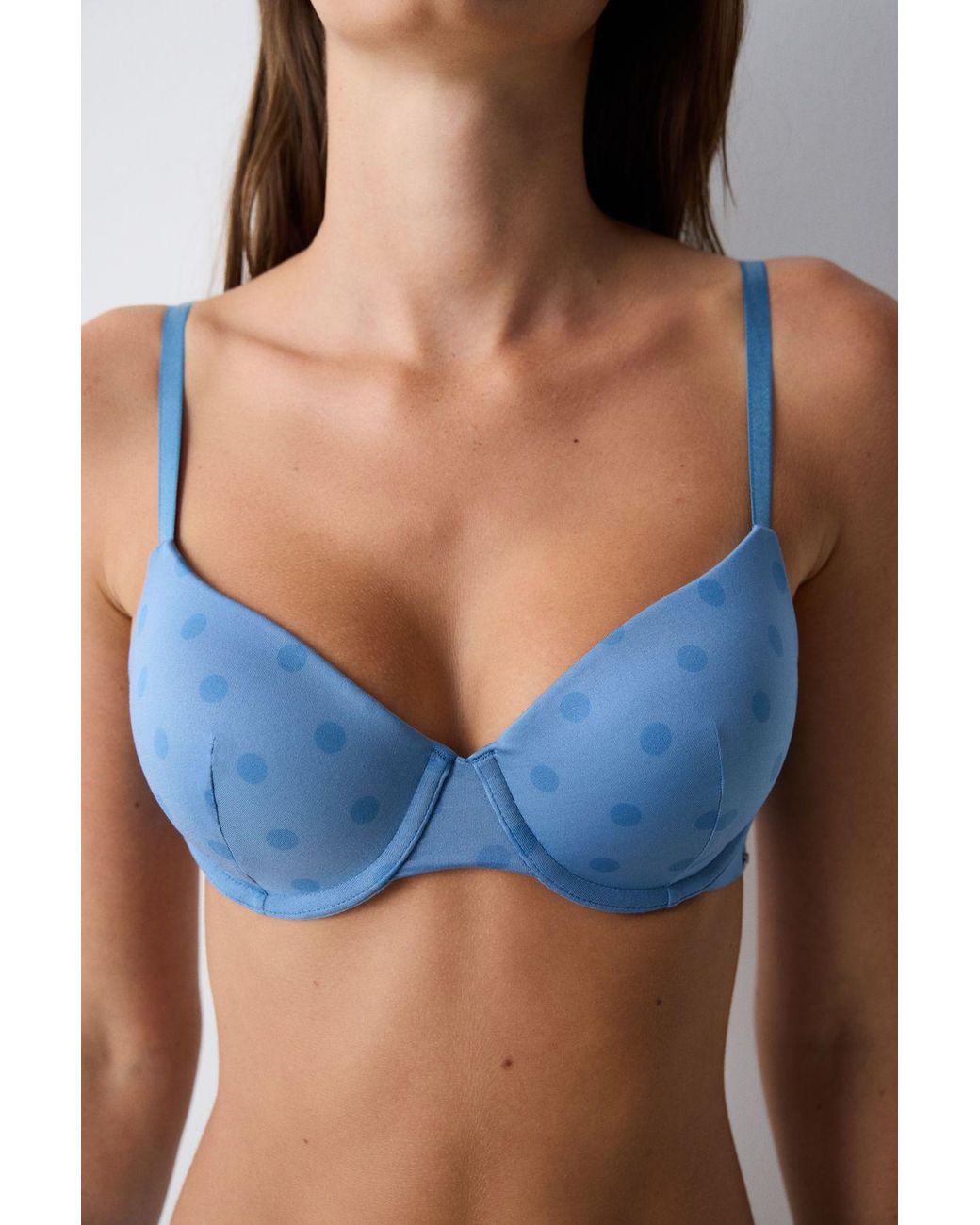 Penti Blue Polka Dot Underwired Bra