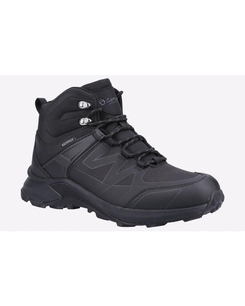 Cotswold Black Horton Waterproof Memory Foam for men