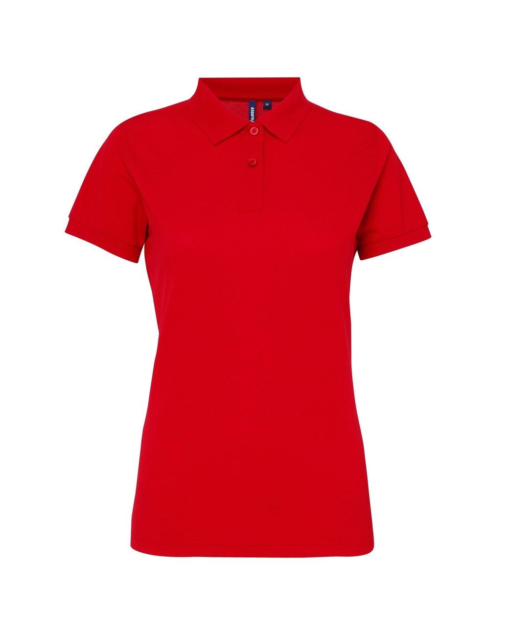 Asquith & Fox Red Ladies Short Sleeve Performance Blend Polo Shirt (Cherry)