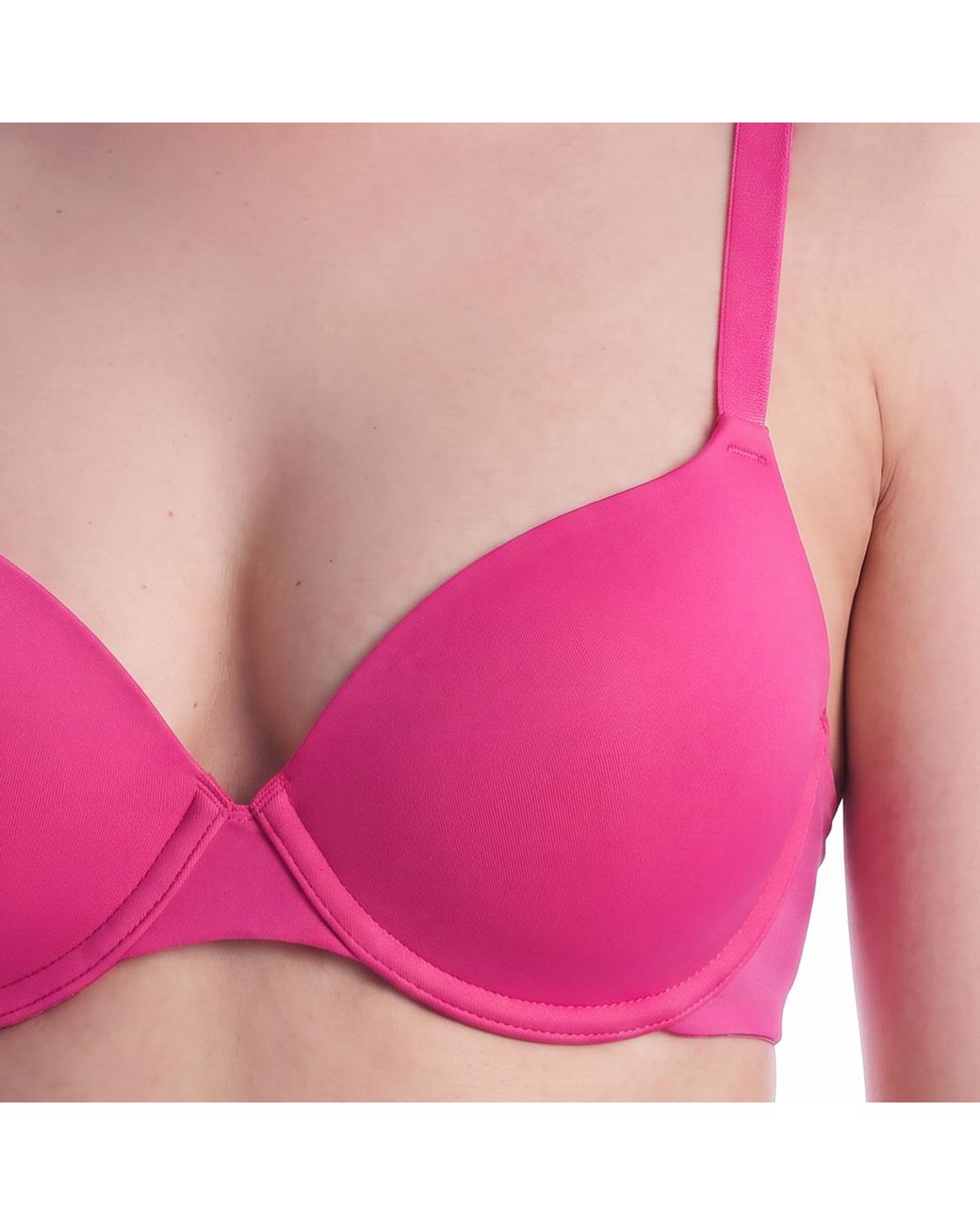 Boss Pink Balconette Bra With Molded Cups And Underwire 50502738