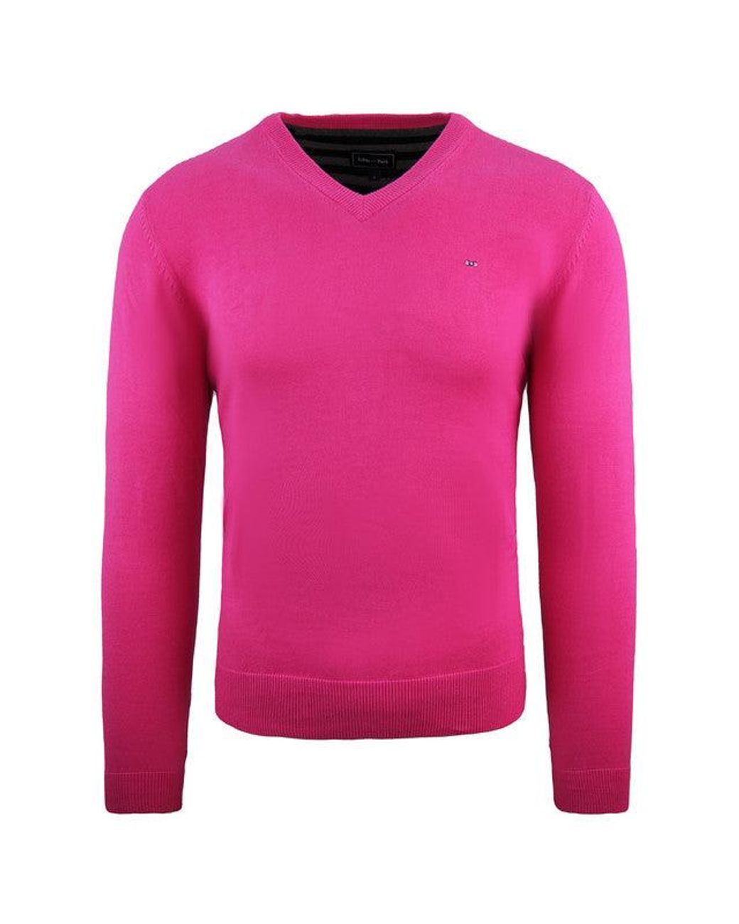 Eden Park Pink Logo Sweater Cotton for men