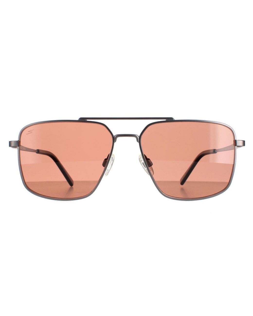 Serengeti Brown Aviator Matte Gunmetal Saturn Polarized Sedona Aitkin for men