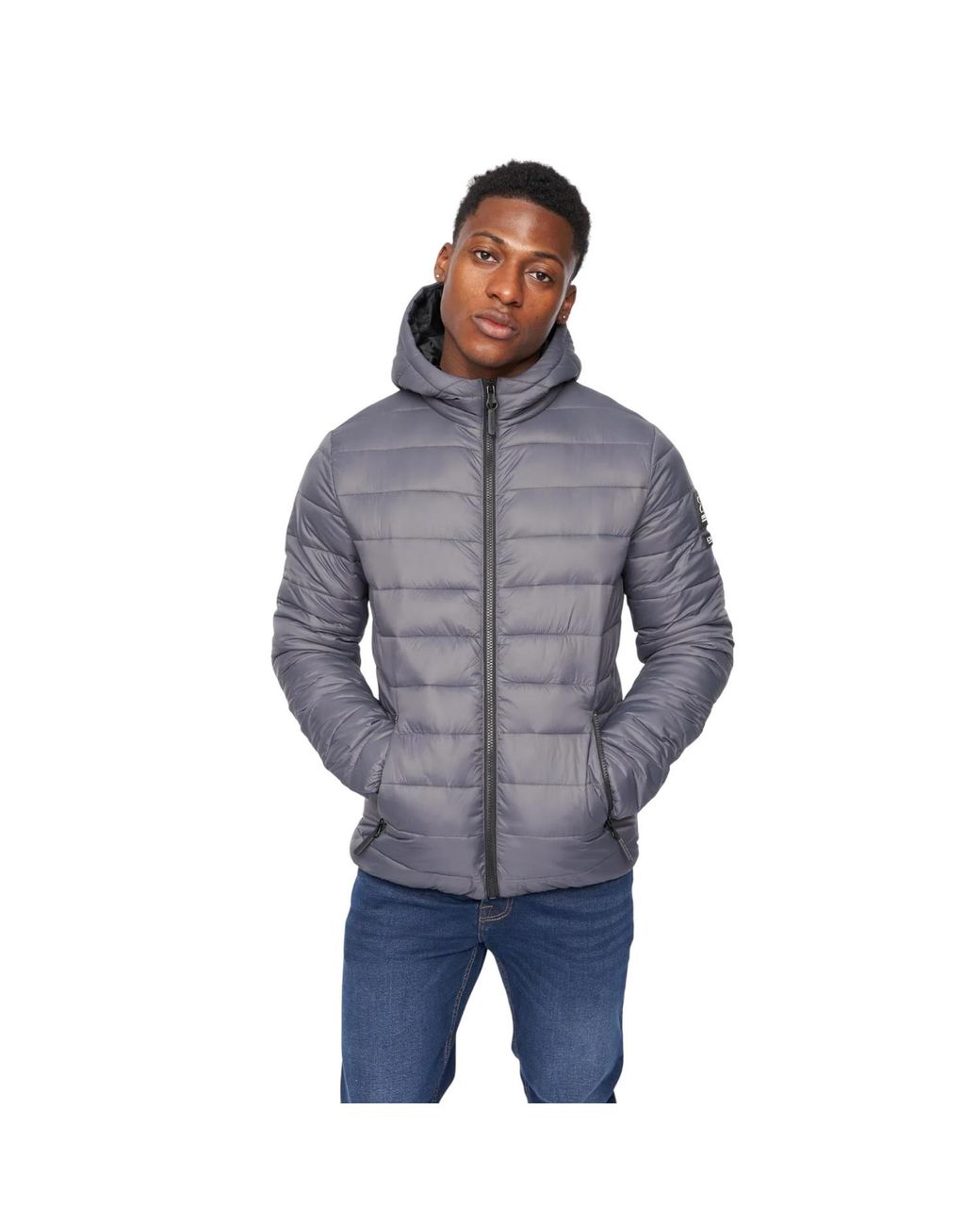 Crosshatch Blue Gattering Jacket for men