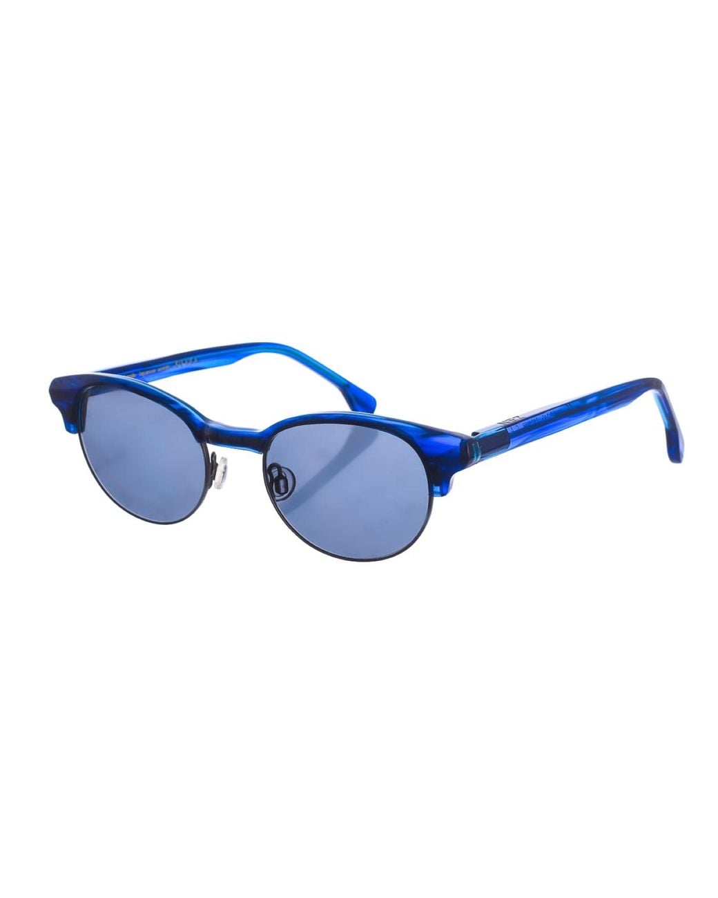 Zen Blue Pantos Z426 Shape Acetate And Metal Sunglasses