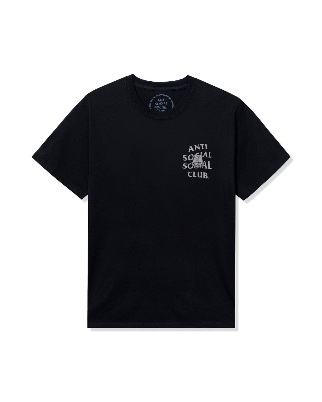 ANTI SOCIAL SOCIAL CLUB Black Anti Social Club Assc X Everton Fc Blues Tee